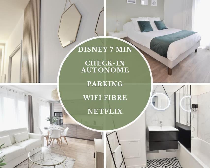 L'olivier Centre Parking Disneyland 4 Personnes Et 1 Bebe Apartment